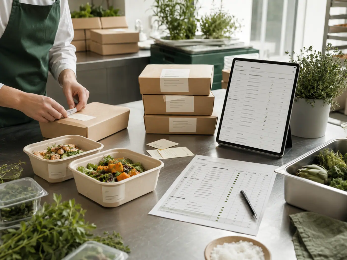 Cateringflow der åbnes oven på eksisterende website uden POS-skifte
